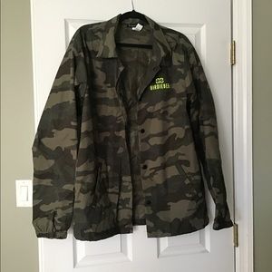 Unisex Camo Windbreaker
